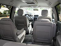 A view of the interior of the 2008 Dodge Grand Caravan